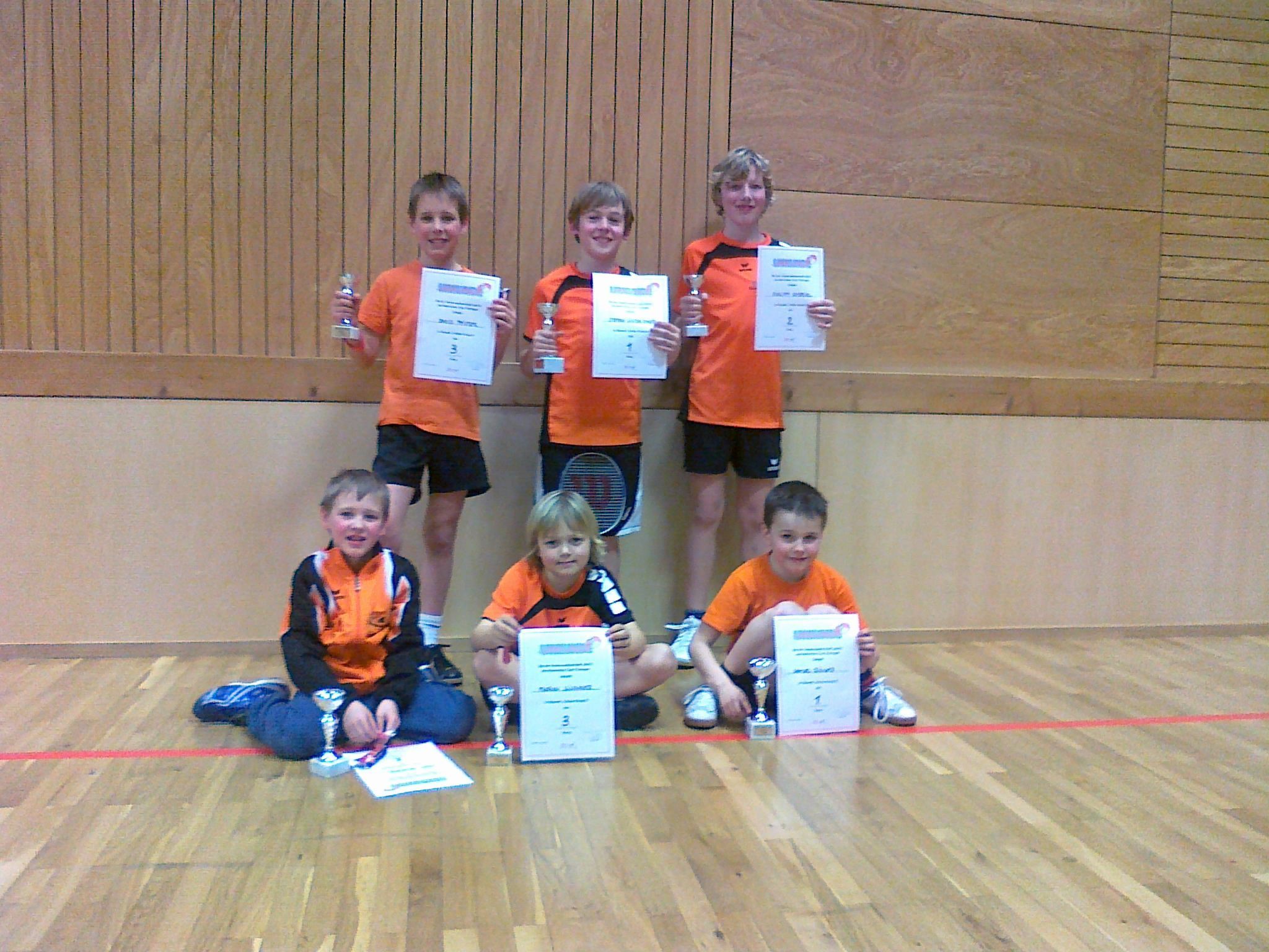 Siegerfoto der Schüler-Vereinsmeisterschaften Siegerfoto der Schüler-Vereinsmeisterschaften