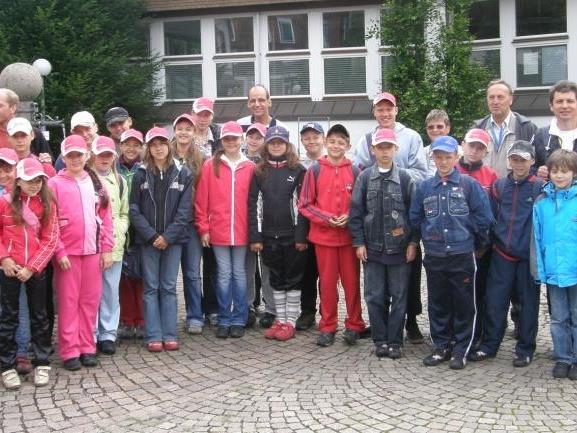 Kindergruppe aus Belarus, 2009 im Ländle zu Besuch