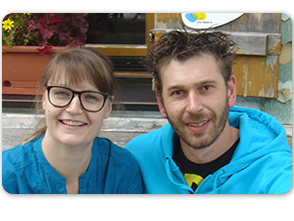 Iris und Simon Bock aus Tirol sind die neuen Wirtsleute auf der Heinrich Hueter Hütte