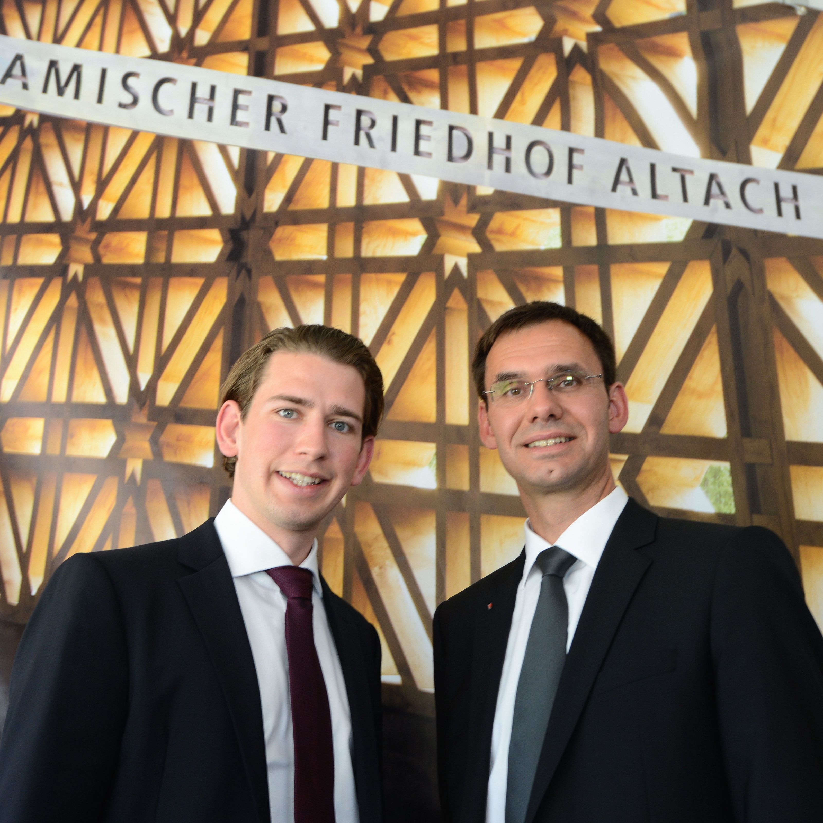 Integrations-Staatssekretär Sebastian Kurz und Landeshauptmann Markus Wallner. Integrations-Staatssekretär Sebastian Kurz und Landeshauptmann Markus Wallner.