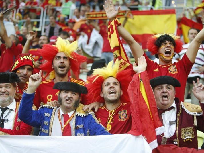 Spanische Fans hatten guten Grund zu jubeln