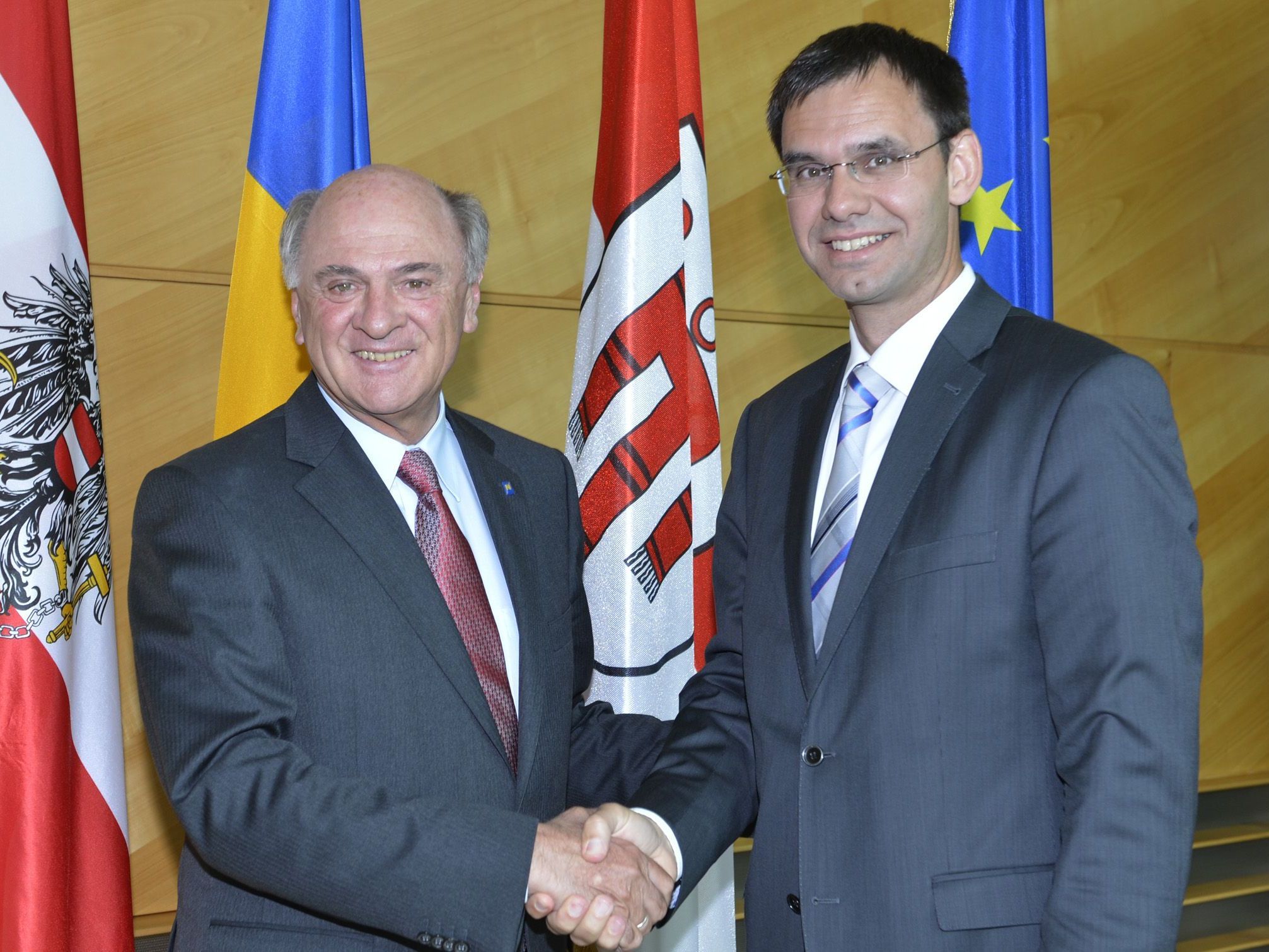 Landeshauptmann (NÖ) Erwin Pröll und Vorarlbergs Landeshauptmann Wallner. Landeshauptmann (NÖ) Erwin Pröll und Vorarlbergs Landeshauptmann Wallner.