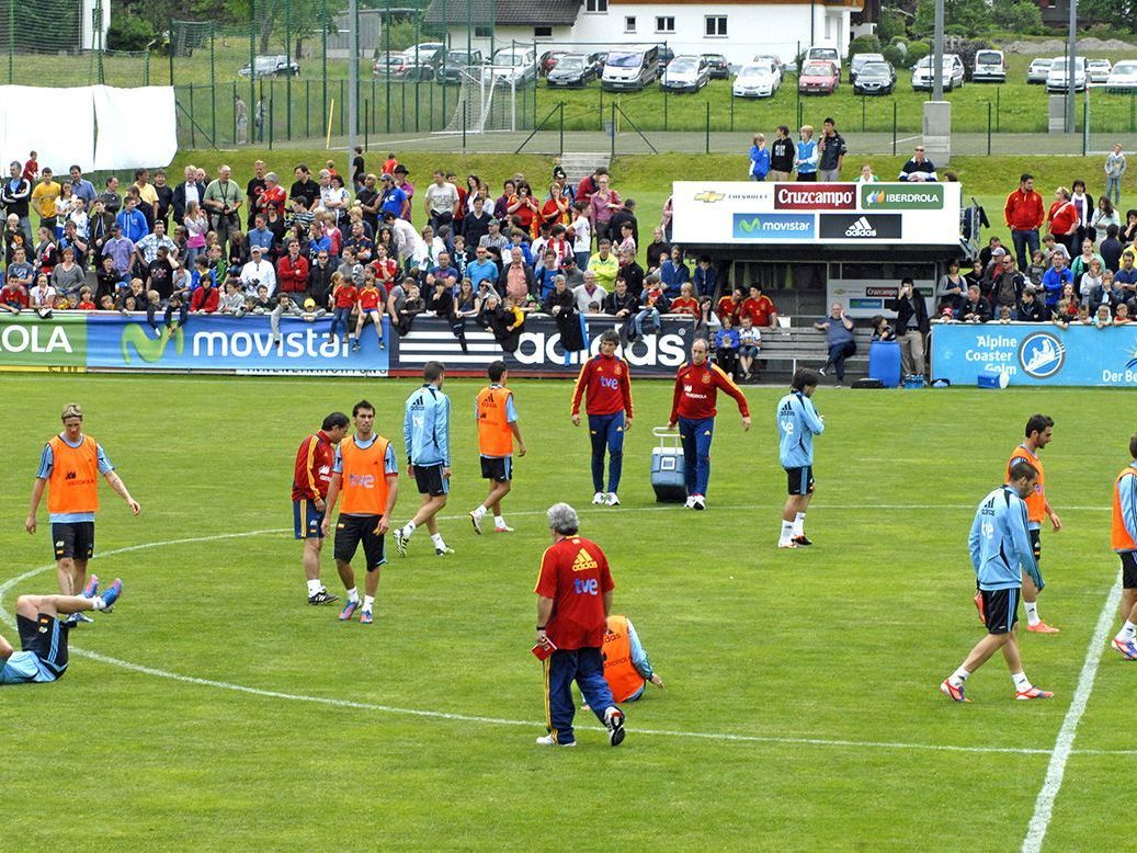 2. Trainingslager des amtierenden Fußball-Welt- und Europameisters im Mai 2012 im Aktivpark Montafon. 2. Trainingslager des amtierenden Fußball-Welt- und Europameisters im Mai 2012 im Aktivpark Montafon.