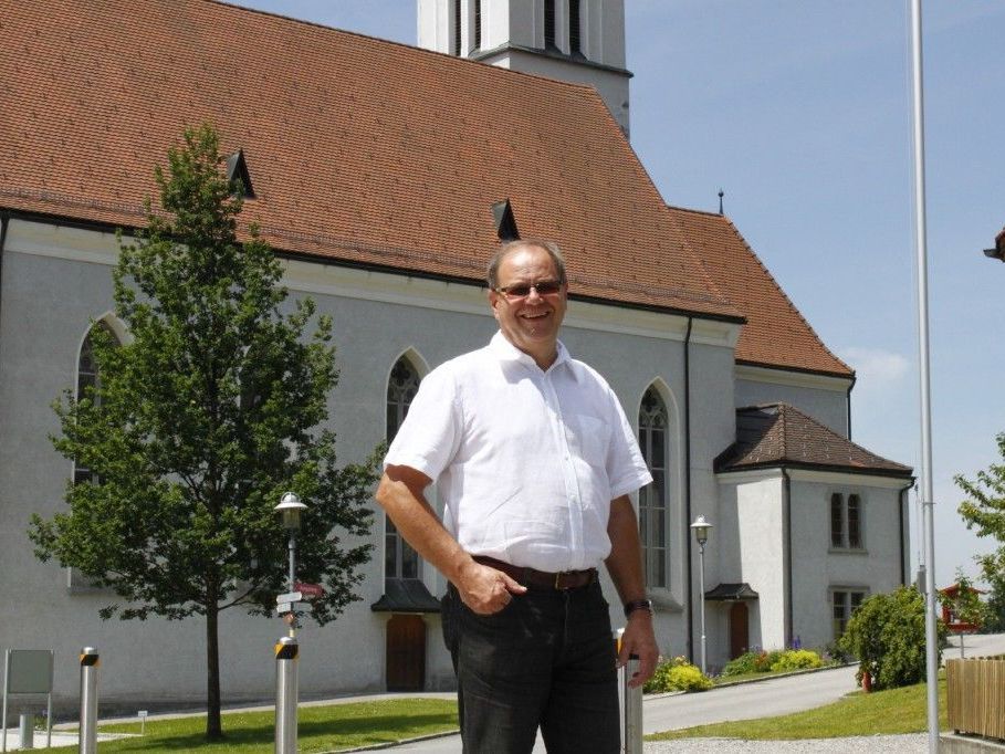 Ein beliebter Bürgermeister: Reinhard Nachbaur