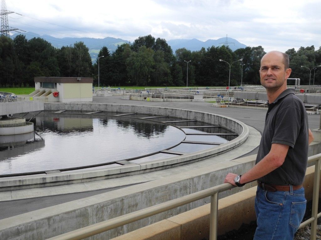 Dipl.-Ing. Dietmar Längle, der Geschäftsführer der ARA Meiningen. Dipl.-Ing. Dietmar Längle, der Geschäftsführer der ARA Meiningen.