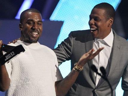 Jay-Z und Kanye West bei den "BET Awards" 2012.