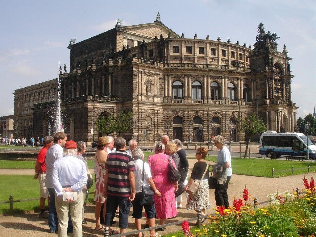 Dresden faszinierte nicht nur mit seinen Bauwerken ....