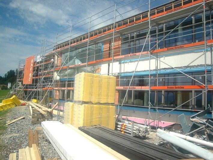 Großbaustelle Mittelschule Doren. Großbaustelle Mittelschule Doren.