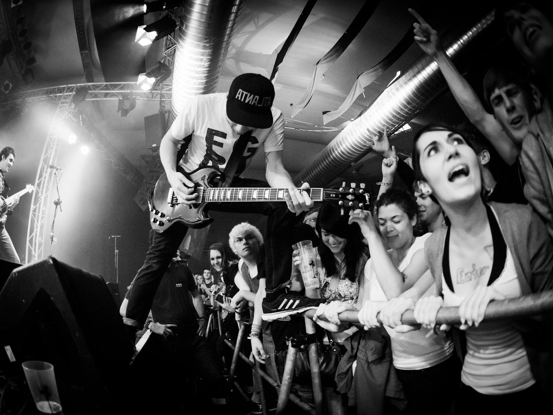 Enter Shikari live on stage. Enter Shikari live on stage.