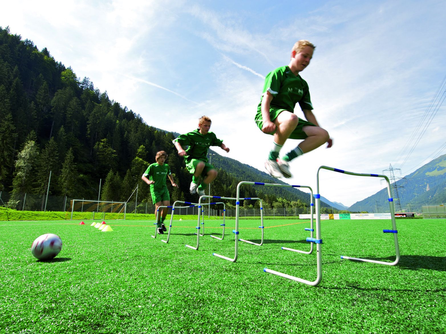Auch Nachwuchs- und Profispieler des SC-Freiburg trainieren im Montafon. Auch Nachwuchs- und Profispieler des SC-Freiburg trainieren im Montafon.