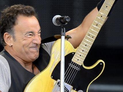 Bruce Springsteen in seinem Element, beim Rocken.