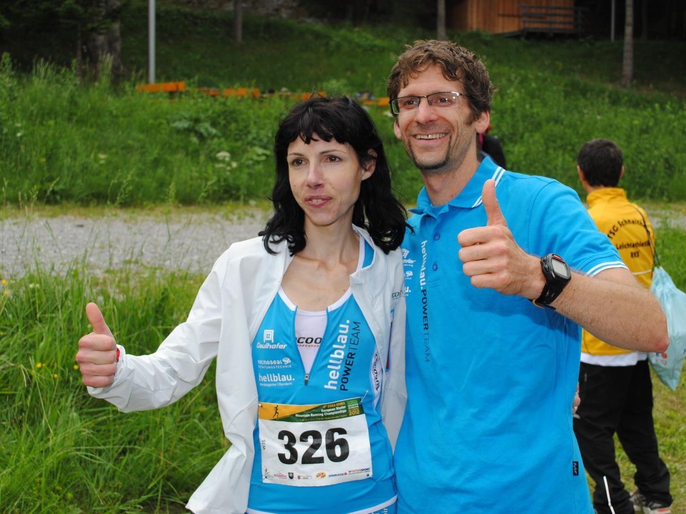 Petra Summer und Stefan Keckeis waren die schnellsten Vorarlberger am Muttersberg