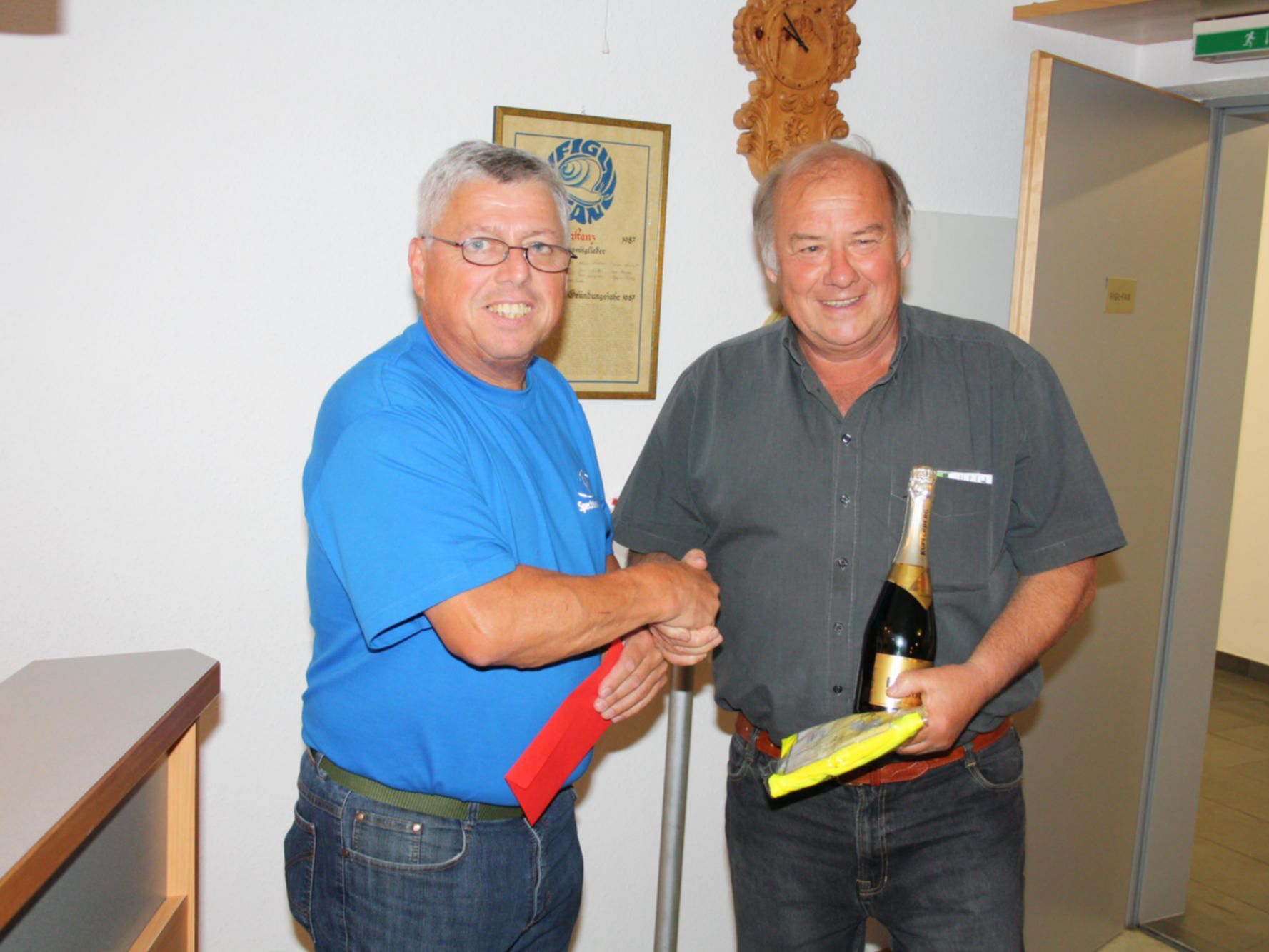 Stüblesieger 2012 Bertsch Ewald mit Stüblewart Cebi Stüblesieger 2012 Bertsch Ewald mit Stüblewart Cebi