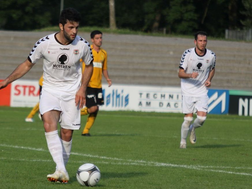 Sercan Altuntas erzielte in der Verlängerung das Siegtor für FC Dornbirn. Sercan Altuntas erzielte in der Verlängerung das Siegtor für FC Dornbirn.