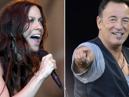 Alanis Morissette und Bruce Springsteen gastieren in Wien. Alanis Morissette und Bruce Springsteen gastieren in Wien.