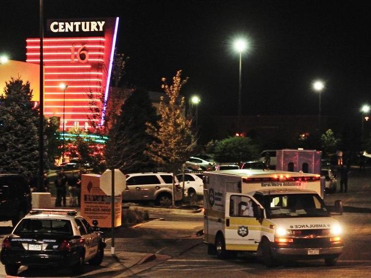 Amokläufer richtete Blutbad in Kino in Aurora bei Denver an.