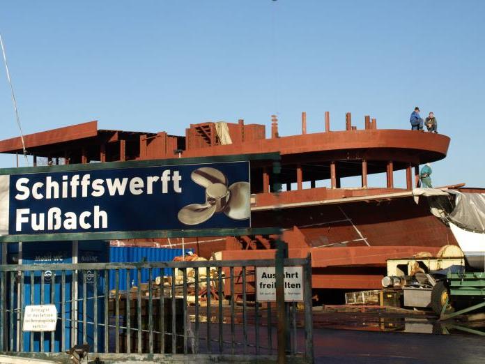 „Stadt Überlingen“ war 2010 das letzte große Schiff, das in Fußach gebaut wurde.