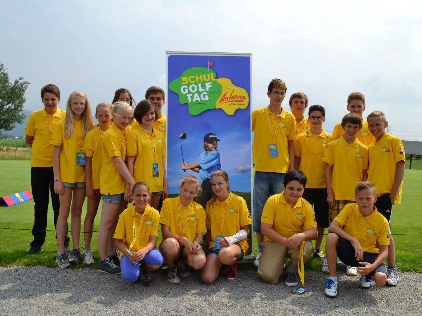 SMS Hohenems beim Antenne Vorarlberg - SchulGolfTag. SMS Hohenems beim Antenne Vorarlberg - SchulGolfTag.
