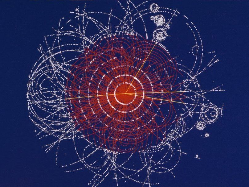 Illustration: Der mögliche Zerfall des Higgs-Bosons. Illustration: Der mögliche Zerfall des Higgs-Bosons.
