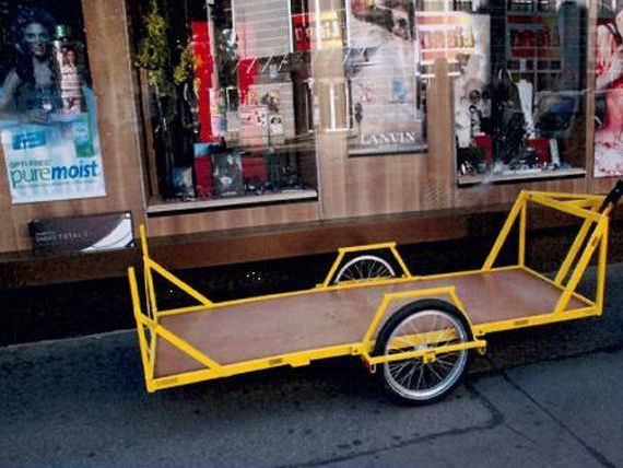 Dieser Fahrradanhänger machte sich selbstständig Dieser Fahrradanhänger machte sich selbstständig