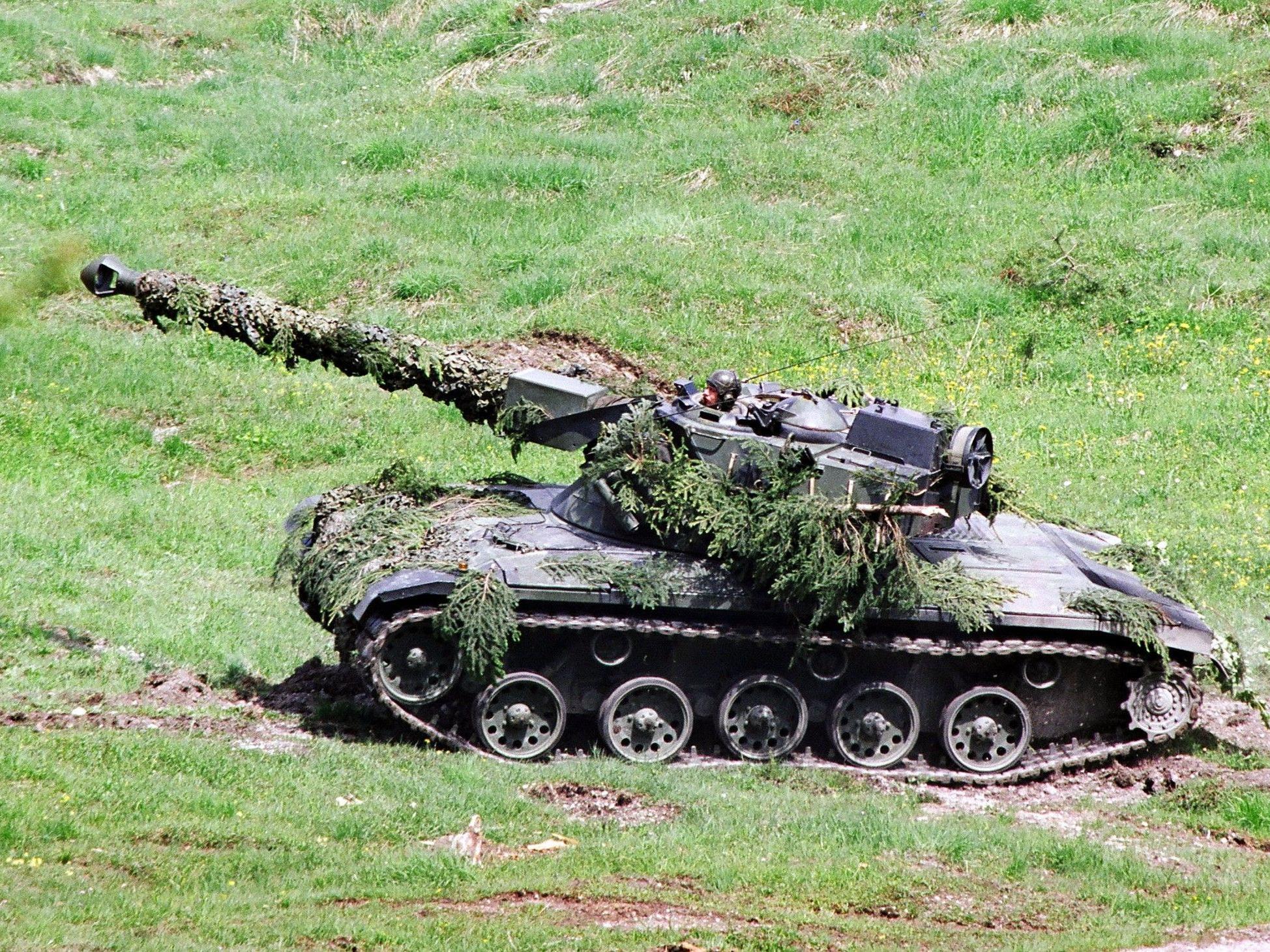 Panzerunfall auf Truppenübungsplatz in Allentsteig in Niederösterreich