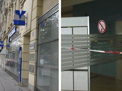 Diese Volksbank in Wien-Donaustadt wurde am Freitag überfallen. Diese Volksbank in Wien-Donaustadt wurde am Freitag überfallen.