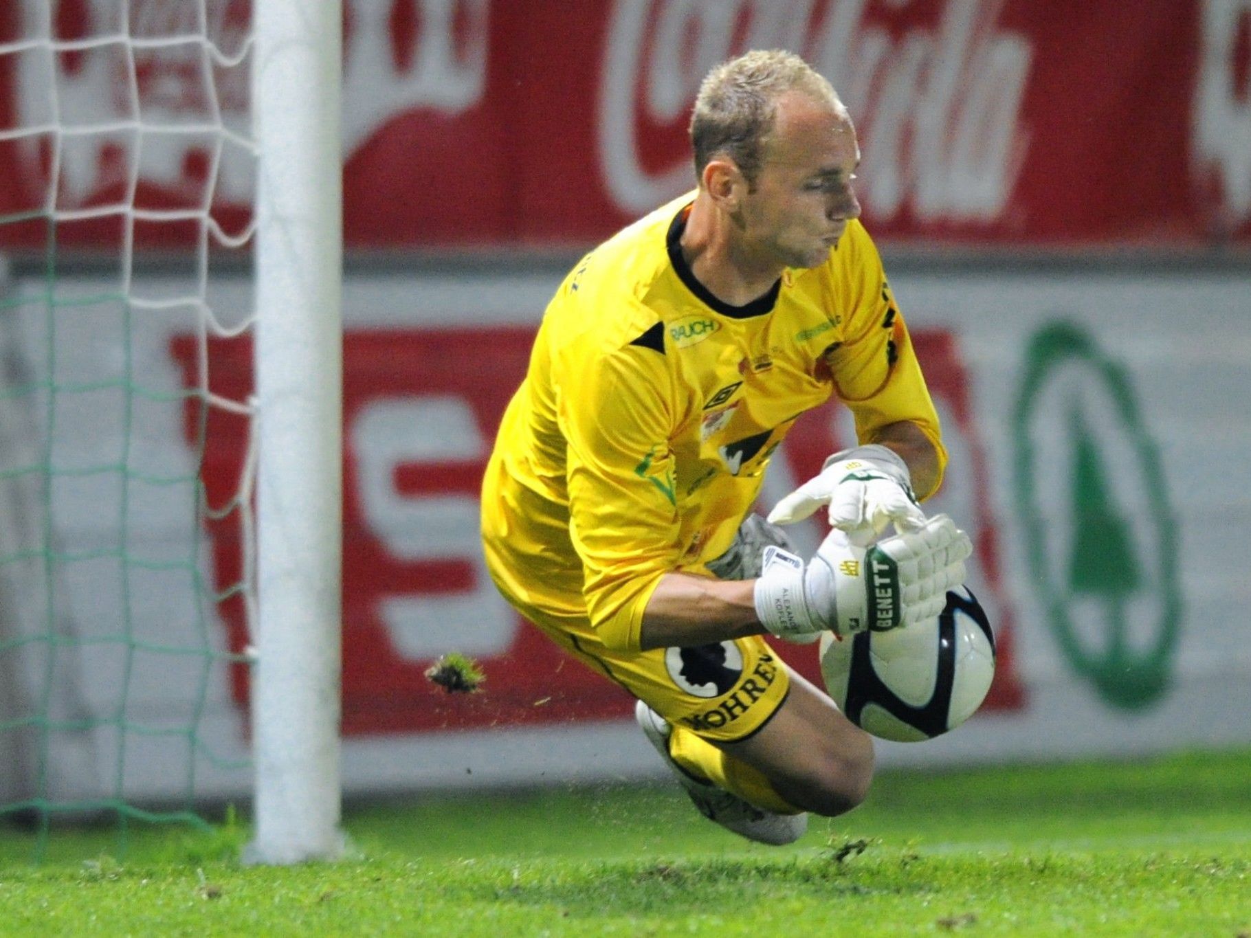 Bisher schaffte es noch kein Team Austria-Torhüter Alexander Kofler zu bezwingen. Bisher schaffte es noch kein Team Austria-Torhüter Alexander Kofler zu bezwingen.