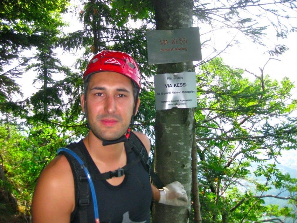 Simon Bertsch aus Lauterach liebt die Kombination aus Wandern und Klettersteig (Via Ferrata)
