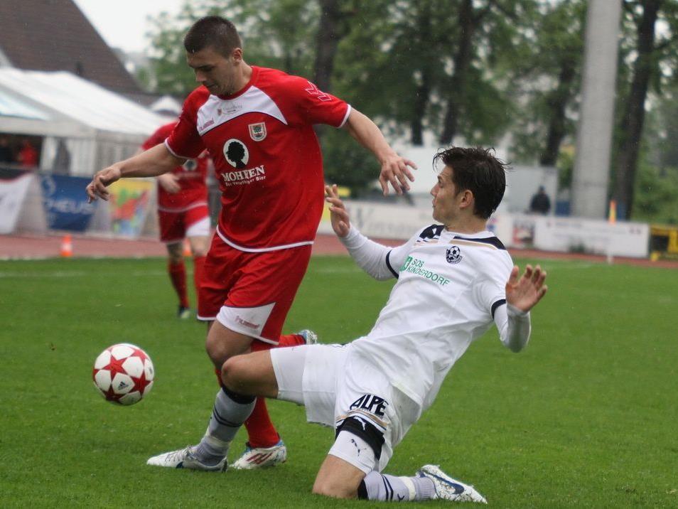 Dornbirn-Stürmer Dejan Stanojevic will gegen Wacker Innsbruck Amateure voll punkten.