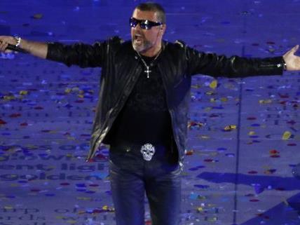George Michael kommt am Samstag in Wien an. George Michael kommt am Samstag in Wien an.