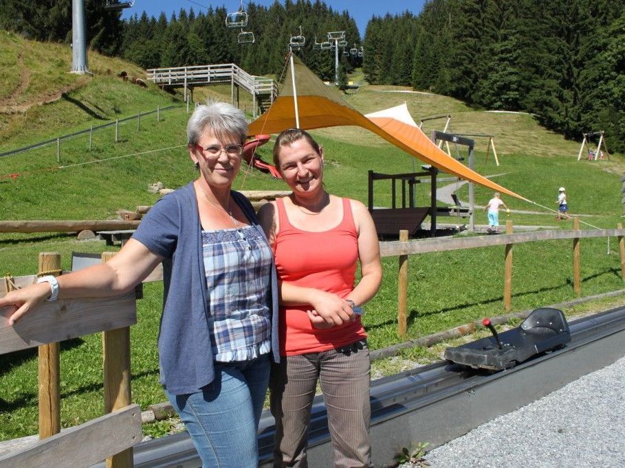 Margit Groeneveld und Gerda Burtscher. Margit Groeneveld und Gerda Burtscher.