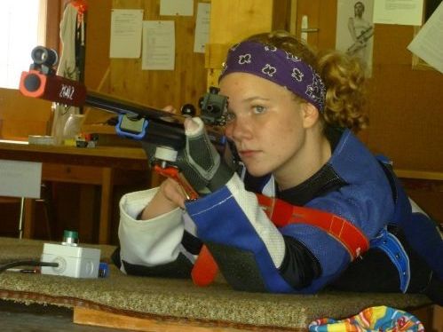 Jungschützin Bianca Egender von der USG Andelsbuch Jungschützin Bianca Egender von der USG Andelsbuch