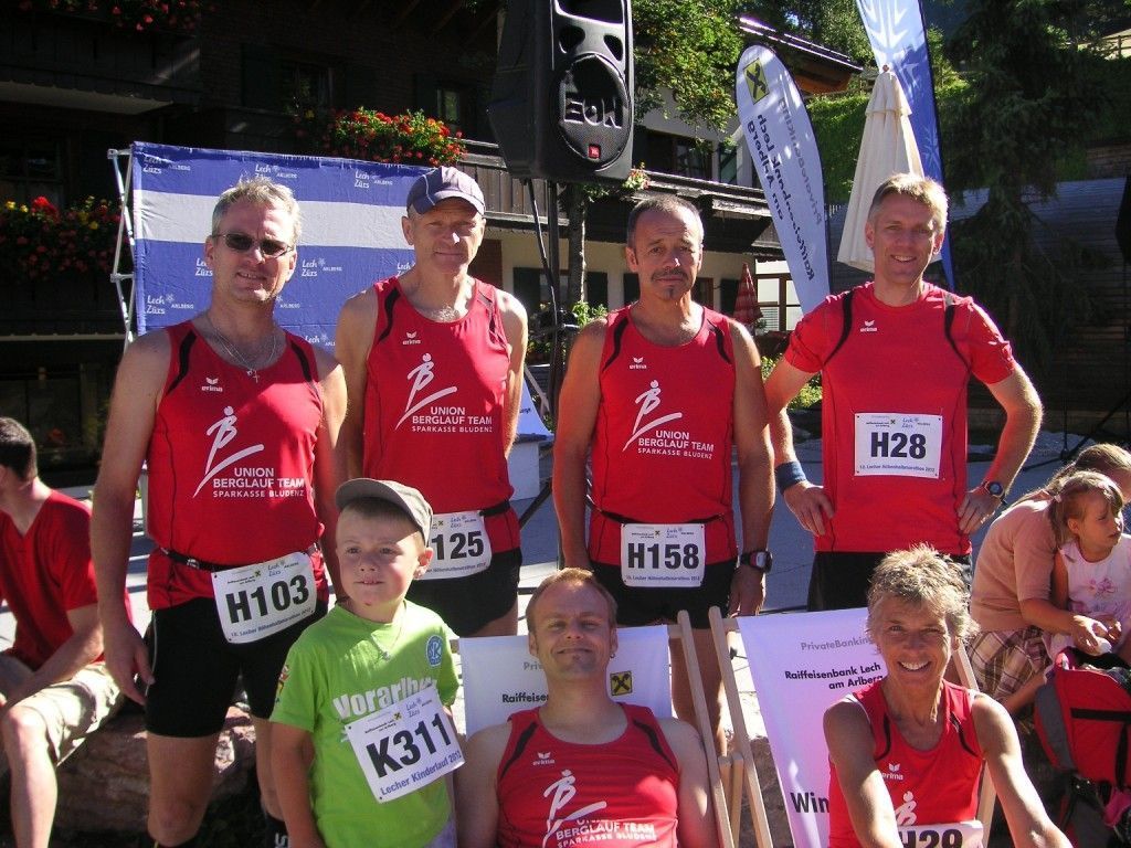 Das Berglaufteam Sparkasse Bludenz stellte in Lech die größte Mannschaft Das Berglaufteam Sparkasse Bludenz stellte in Lech die größte Mannschaft