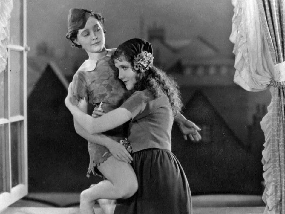 Eine Szene aus dem Stummfilm „Peter Pan"aus dem Jahr 1924