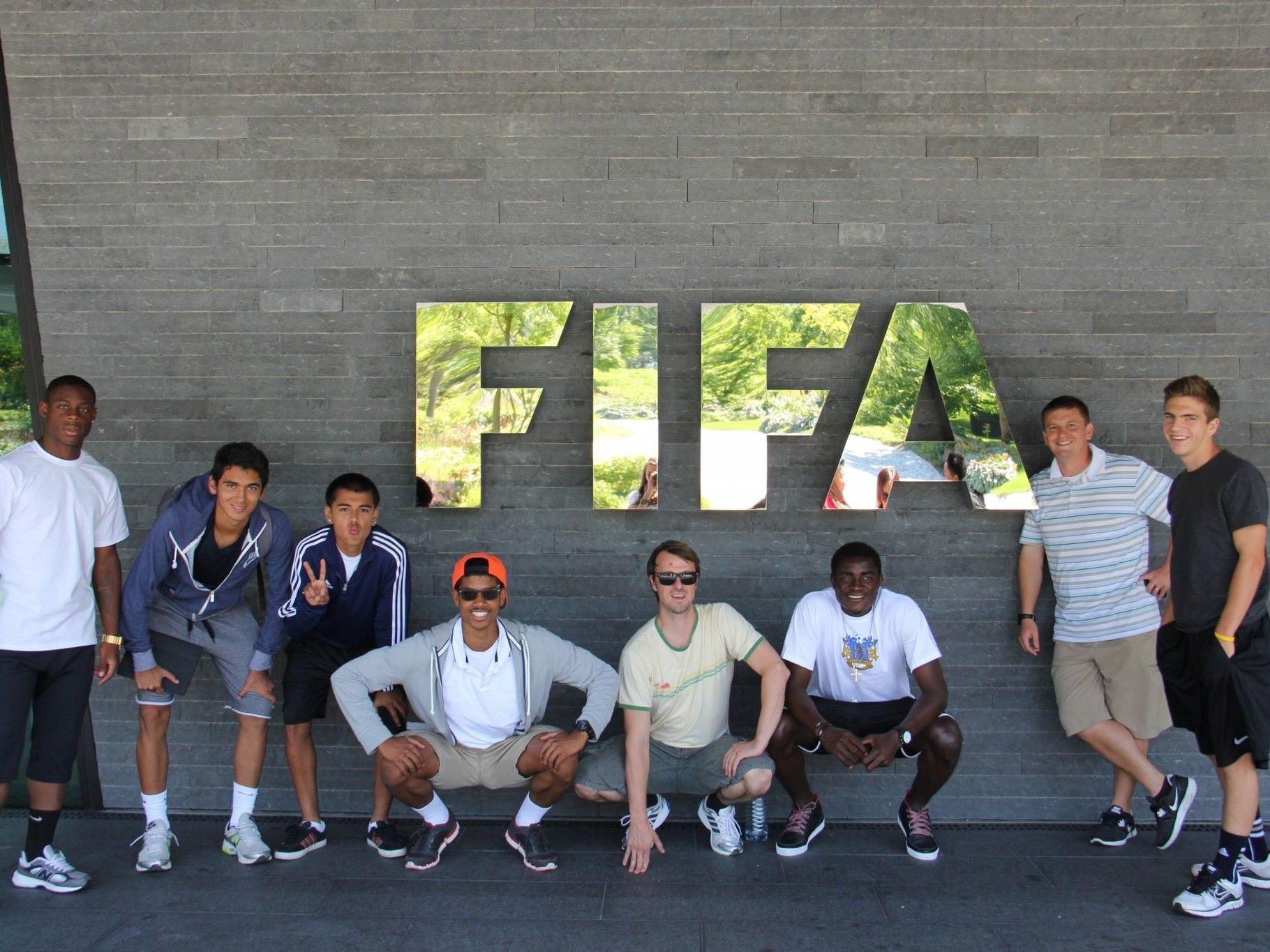 Der Besuch bei der FIFA-Zentrale in Zürich stand ebenfalls auf dem Programm