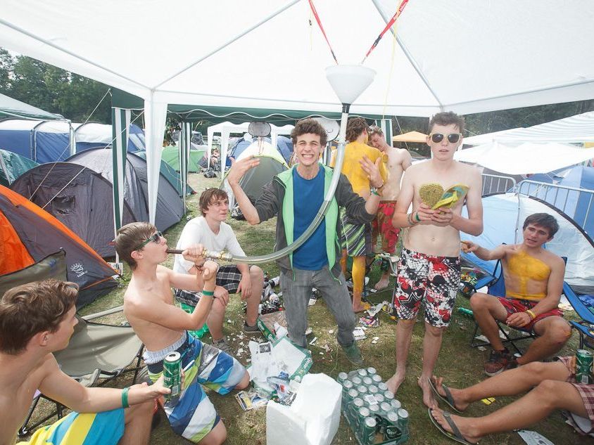 Die Rettugskräfte hatten einen ruhigen 1. Frequency-Festivaltag. Die Rettugskräfte hatten einen ruhigen 1. Frequency-Festivaltag.