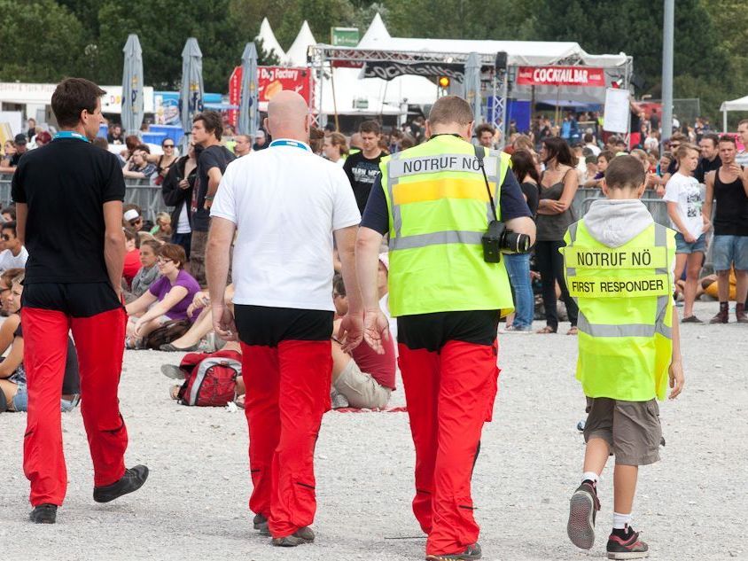Die Einsatzkräfte stehen am Frequency Festival bereit Die Einsatzkräfte stehen am Frequency Festival bereit