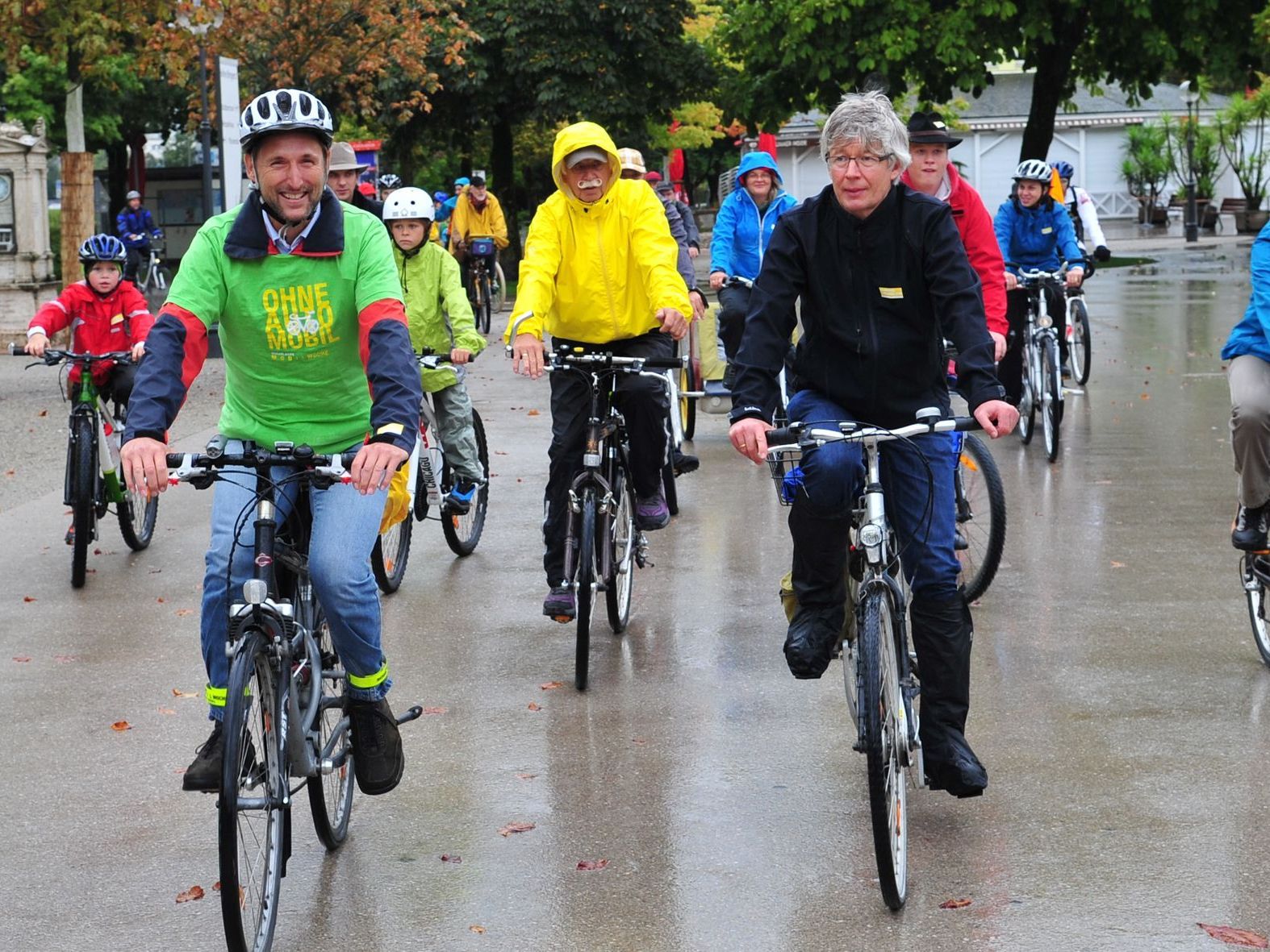 Erste Fahrrad-Parade in Vorarlberg. Erste Fahrrad-Parade in Vorarlberg.