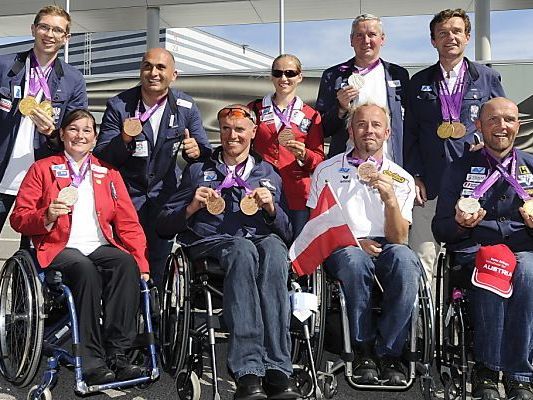 Erfolgreiche Paralympics-Athleten in Schwechat Erfolgreiche Paralympics-Athleten in Schwechat