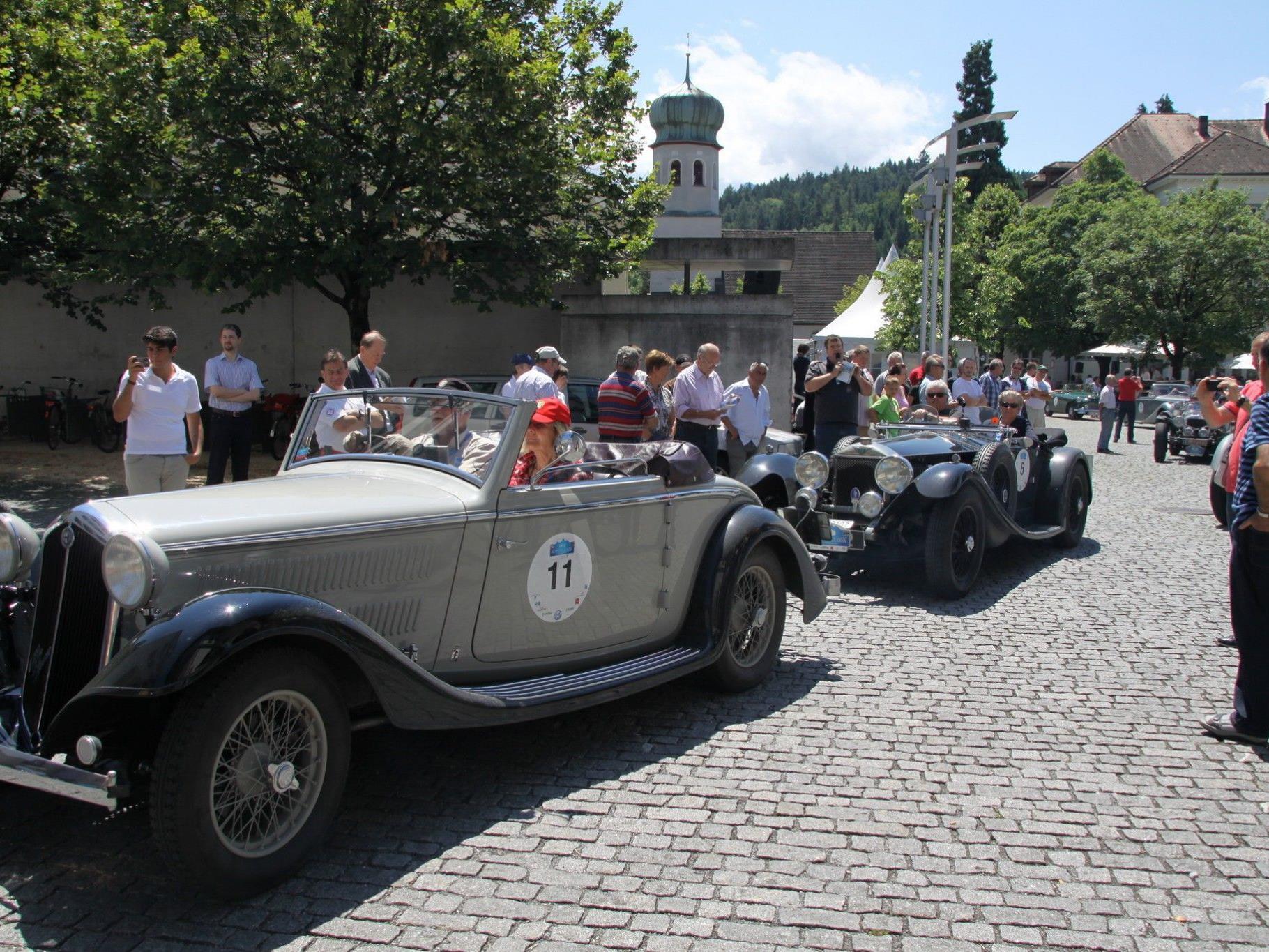 Die Silvretta Classic Rallye ist seit vielen Jahren ein Fixpunkt des Rankweiler Sommers