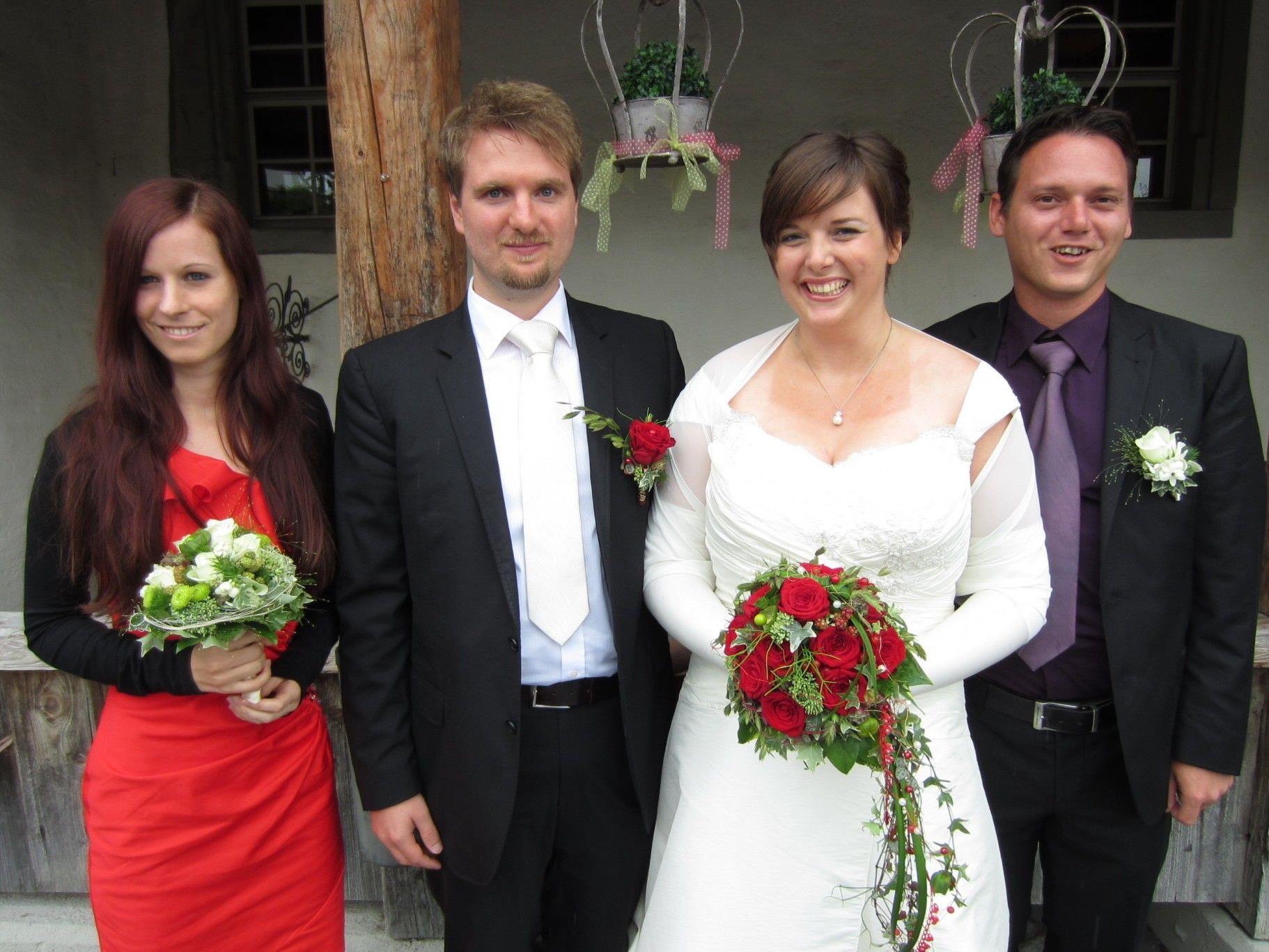 Angela Kohler und Markus Taxauer haben geheiratet.
