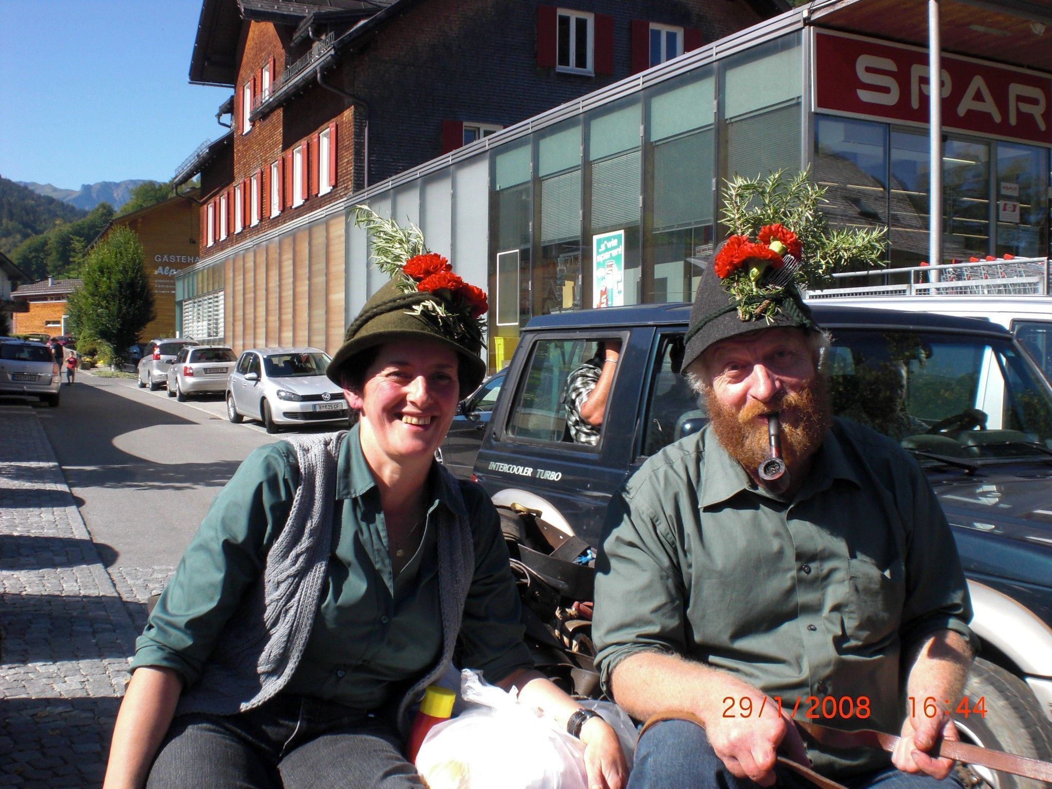 Auch in Mellau kehrten die Alpler in´s Tal zurück