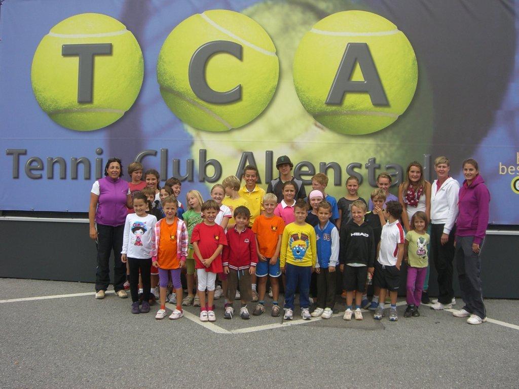 Das Tenniscamp beim TC Altenstadt war mit 30 Kids wieder sehr gut besucht.