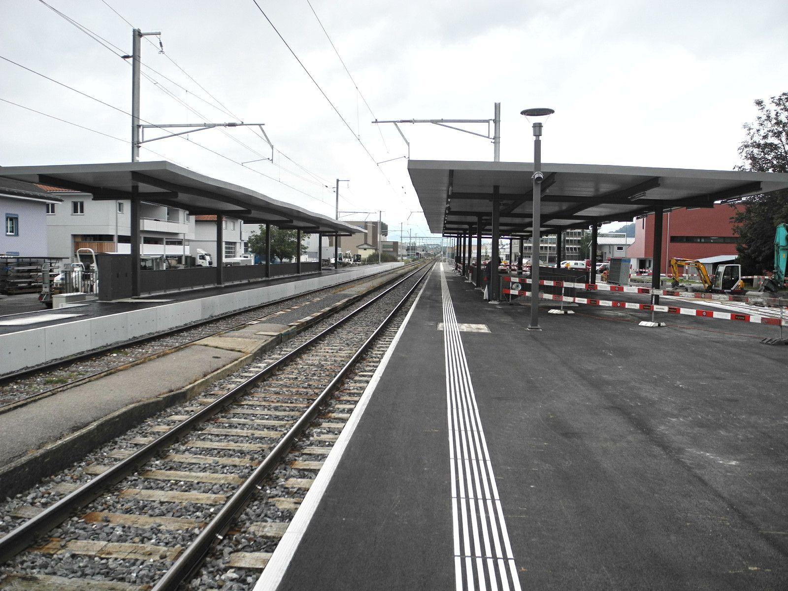 Der Umbau des Bahnhof Oberriet soll noch heuer anbgeschlossen werden