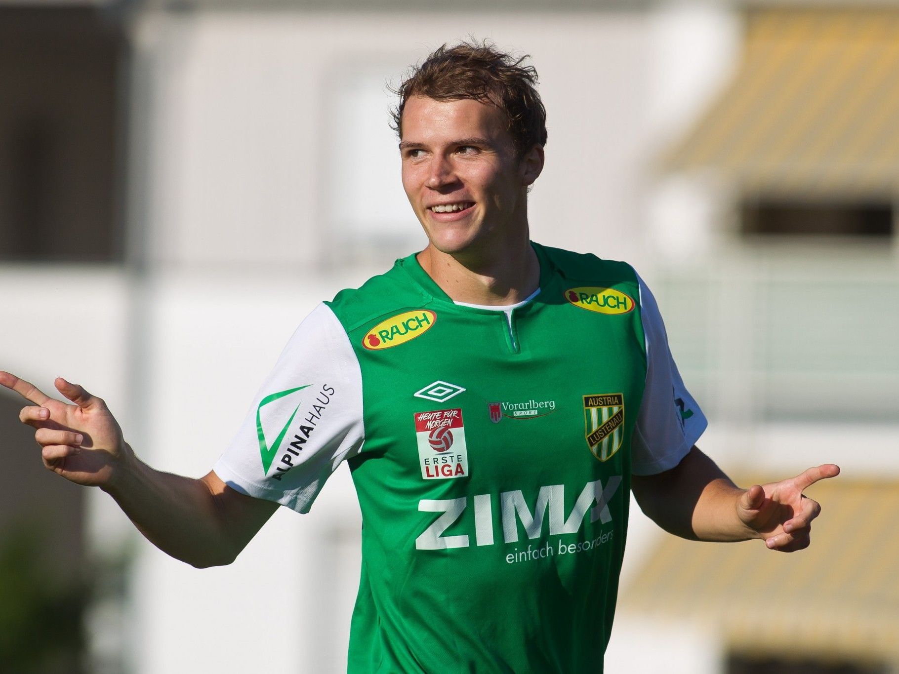 Austria-Lustenau Goleador Zwischenbrugger zeigt, wie es geht Austria-Lustenau Goleador Zwischenbrugger zeigt, wie es geht