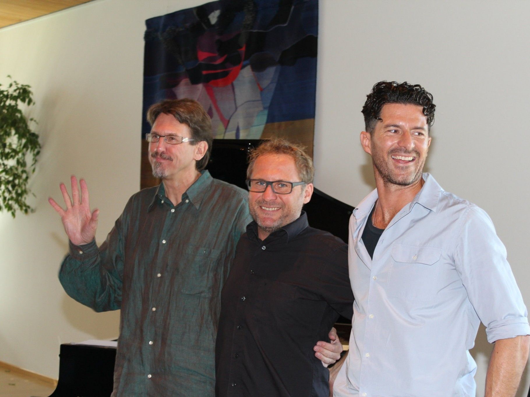 Peter Madsen, Herwig Hammerl und Alfred Vogel. Peter Madsen, Herwig Hammerl und Alfred Vogel.