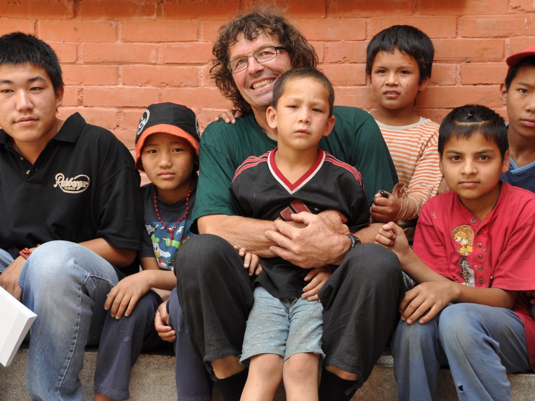 Hilfsaktion Go for Nepal hat der Frastanzer Franz Lutz ins Leben gerufen.