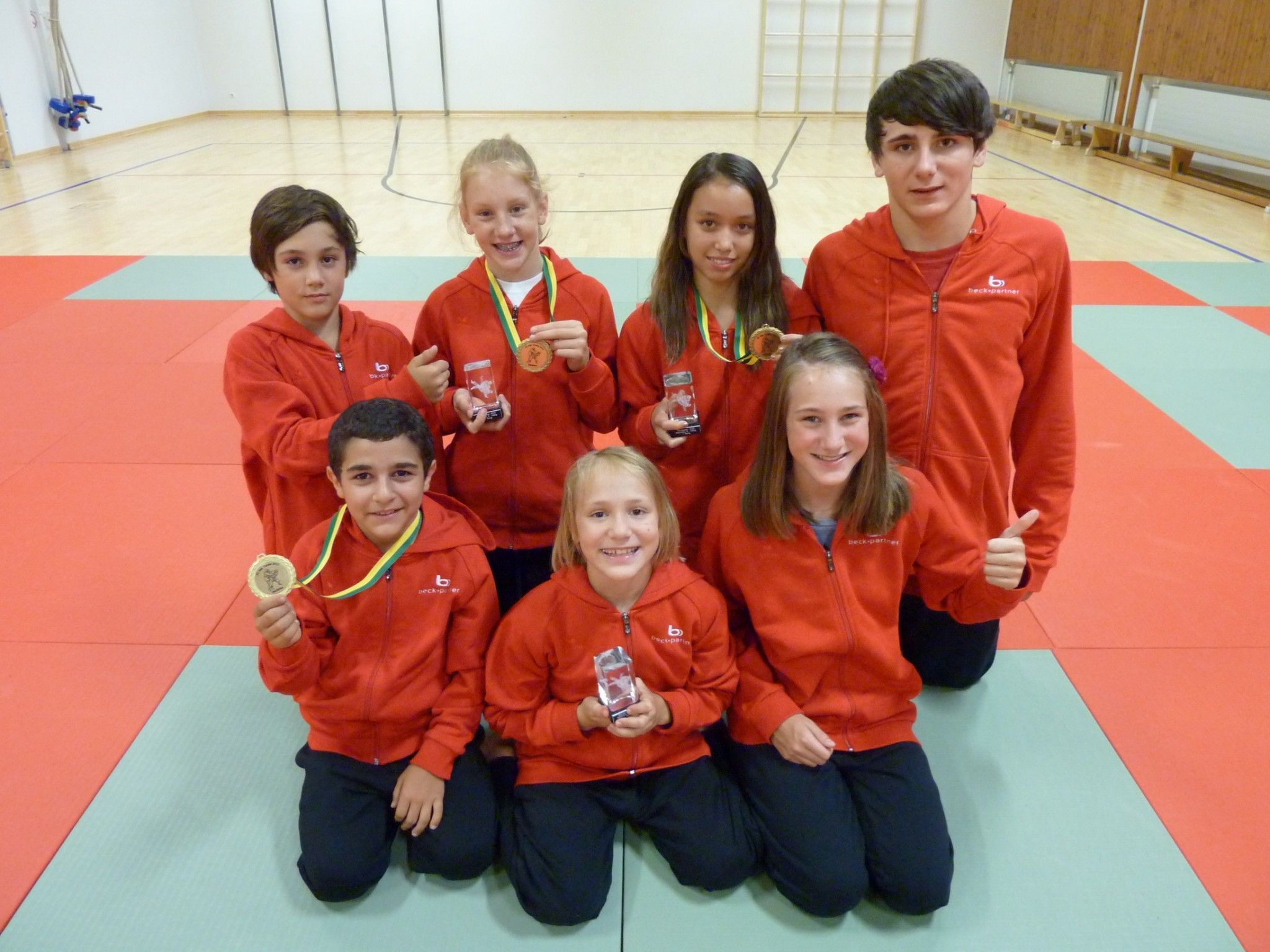 Das erfolgreiche Team des JCM Das erfolgreiche Team des JCM