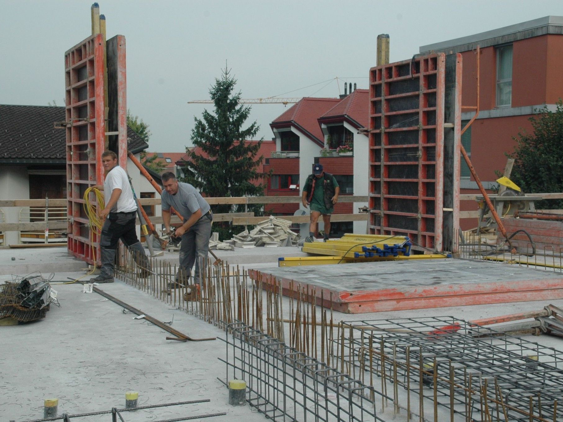 Die Firstfeier beim "Haus am Kronenplatz" soll noch im November 2012 stattfinden Die Firstfeier beim "Haus am Kronenplatz" soll noch im November 2012 stattfinden