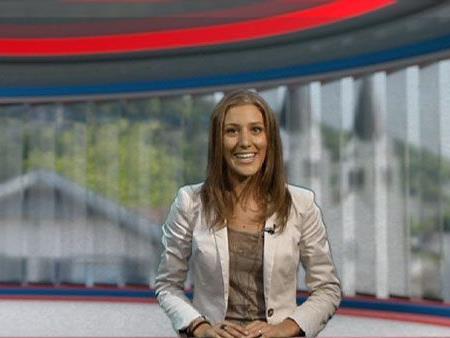 Ländle TV Moderatorin Bianca Oberscheider